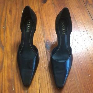 Ralph Lauren black heels